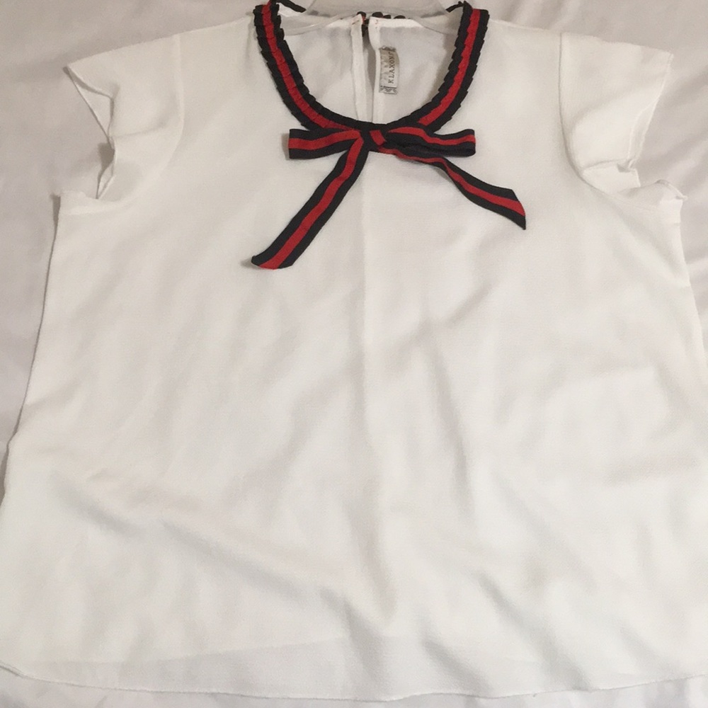 Cute bow blouse